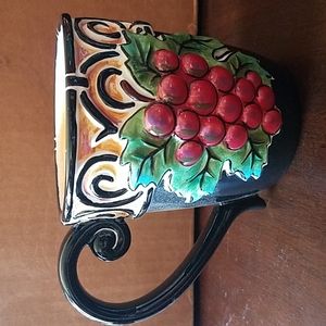 Clay Art 'Napa Vines' Stone Lite Clay Mugs